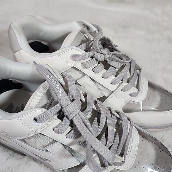 Off White Out of Office Transparent Grey White Sneakers Size EU 45 US 12